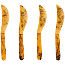Load image into Gallery viewer, Tortoise Shell Resin Spreader - Set of 4
