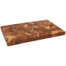 Load image into Gallery viewer, Acacia Chevron 15.5 Inch Serving Board
