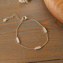 Load image into Gallery viewer, Harper Tennis Bracelet - Gold/Mother Of Pearl
