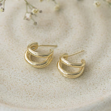 Load image into Gallery viewer, Hat Trick Hoops- Gold

