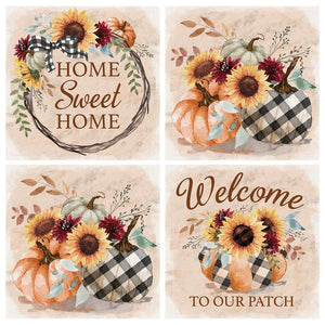 Fall Home Coaster - Assorted