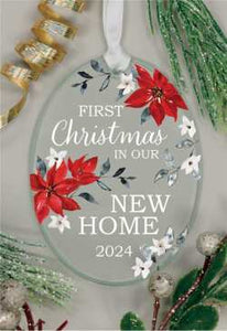 Glass New Home 2024 Ornament