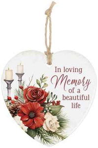 Loving Memory Heart Ornament