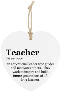 Teacher Heart Ornament