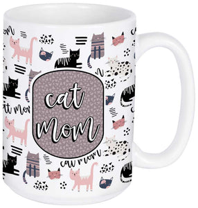 Cat Mom Boxed Mug