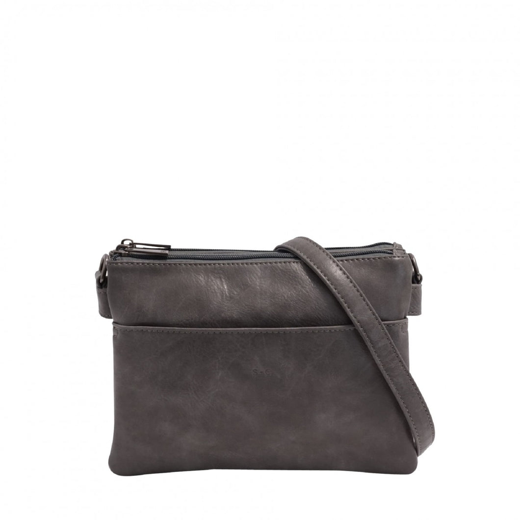 Solar Crossbody - Charcoal Grey