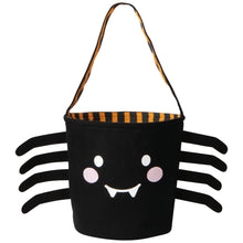 Load image into Gallery viewer, Spider Halloween Candy Bucket

