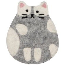 Load image into Gallery viewer, Cat Club Felt Coasters- Assorted

