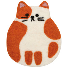 Load image into Gallery viewer, Cat Club Felt Coasters- Assorted
