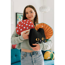 Load image into Gallery viewer, Toadstool Beaded Throw Pillow
