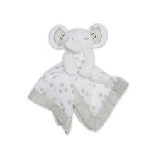 Load image into Gallery viewer, Cotton Muslin Lovey - Grey Elephant
