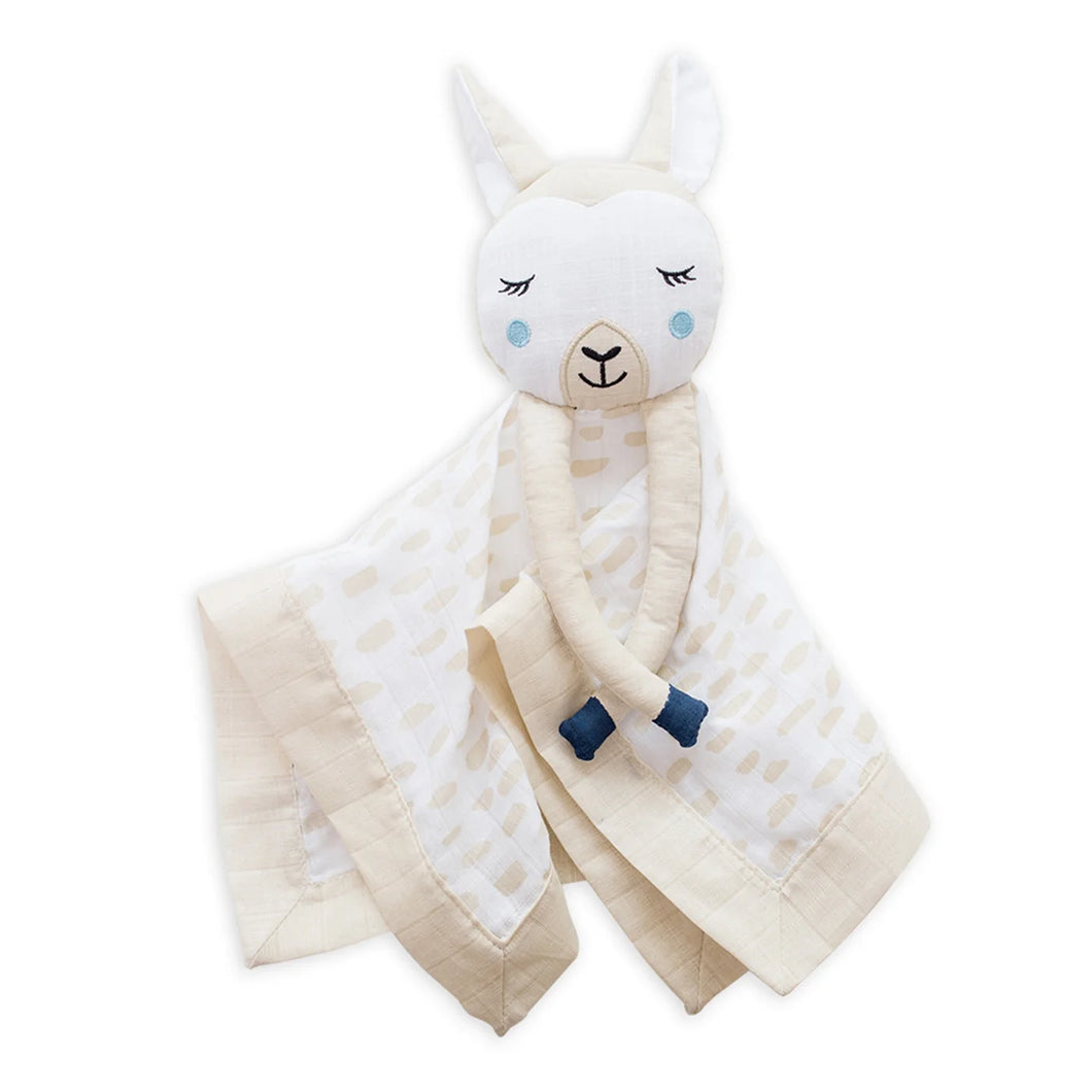 Cotton Muslin Lovey - Llama