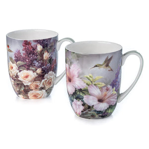 Lena Liu 'Hummingbirds' Mug Pair