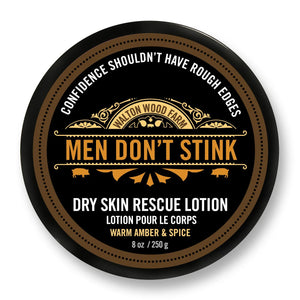 Men Don't Stink Dry Skin Rescue Lotion