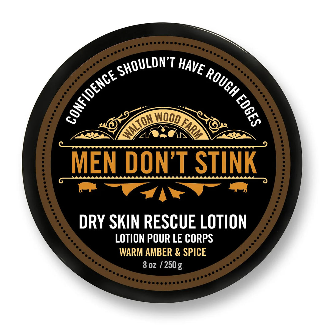 Men Don't Stink Dry Skin Rescue Lotion