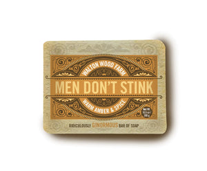 Men Don't Stink Soap - Amber & Spice