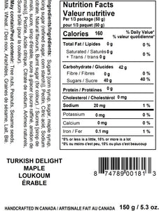 Maple Turkish Delight
