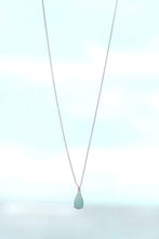 Load image into Gallery viewer, Marmee Drop Necklace - Silver/Amazonite
