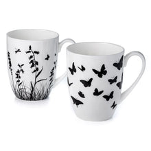 Load image into Gallery viewer, &#39;Meadow Silhouette&#39; Mug Pair
