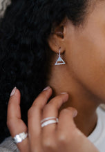 Load image into Gallery viewer, Mountain Earrings - Silver
