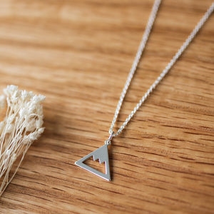 Mountain Top Necklace - Silver