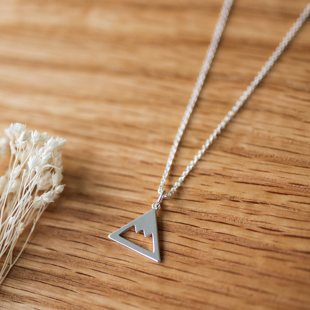 Mountain Top Necklace - Silver