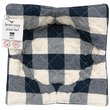 Load image into Gallery viewer, Navy Bowl Cozy
