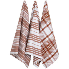 Load image into Gallery viewer, Chestnut Brown Jumbo Dishtowels - Set of 3
