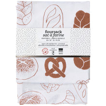 Load image into Gallery viewer, Boulangerie-Chestnut Printed Floursack Dishtowel

