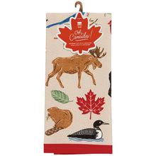 Load image into Gallery viewer, Canadiana Wild North Dishtowel
