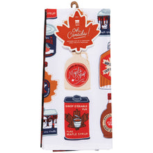 Load image into Gallery viewer, Canadiana Maple Syrup Dishtowels - Set of 2
