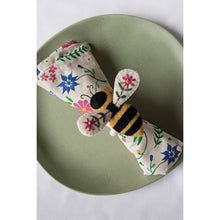 Load image into Gallery viewer, Bee Garden Felt Napkin Ring
