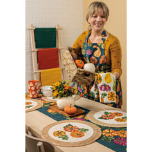 Load image into Gallery viewer, Harvest Gourds Braided Placemat

