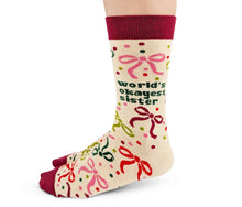 Load image into Gallery viewer, Okayest Sister Socks-  For Her

