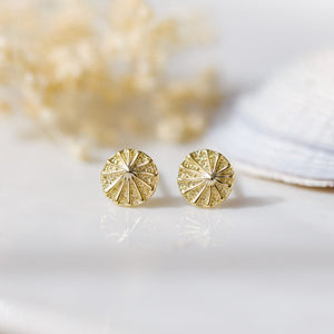 Ocean Urchin Studs - Gold