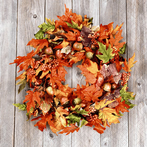 Leaf Wreath Cocktail Napkins