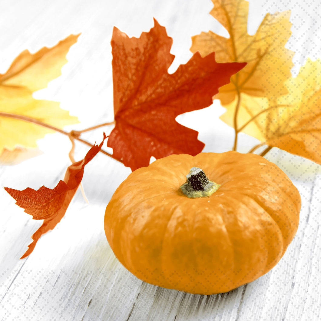 Pumpkin Leaf Luncheon Napkins