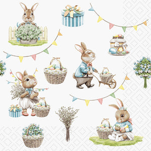 Bunny Joy Luncheon Napkins