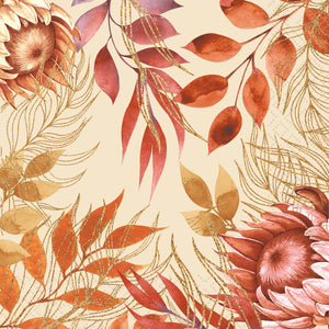 Fall Blossom Luncheon Napkins