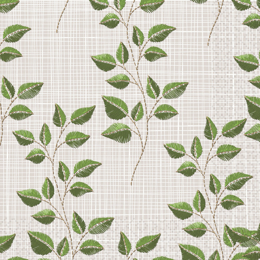 Fall Embroidery Luncheon Napkins