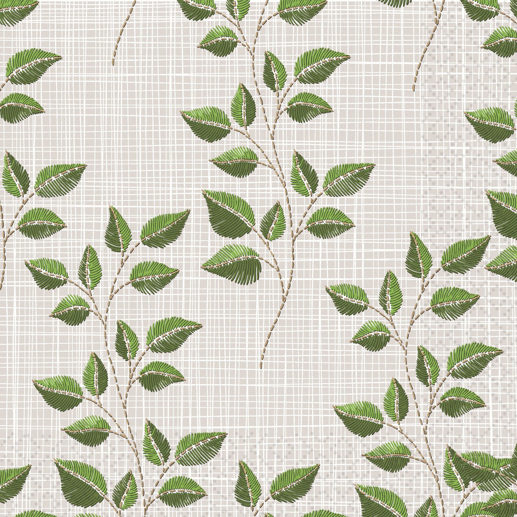 Fall Embroidery Cocktail Napkins