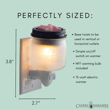 Load image into Gallery viewer, Glass Mason Jar Pluggable Fragrance Warmer
