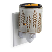 Load image into Gallery viewer, Wheat &amp; Ivory Flip Dish Pluggable Fragrance Warmer
