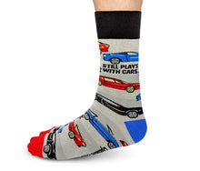 Load image into Gallery viewer, Raised On Cars Socks- For Him
