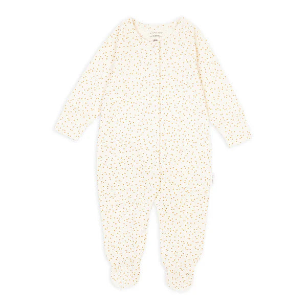 Printed Jersey Long Sleeve Onesie - Daisy Meadow