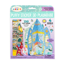 Load image into Gallery viewer, Puffy Sticker 3D Playhouse Unicorn Palace
