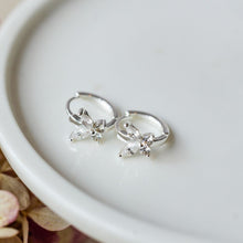 Load image into Gallery viewer, Papillon Hoops - Silver
