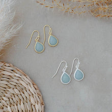 Load image into Gallery viewer, Paris Earrings - Gold/Amazonite
