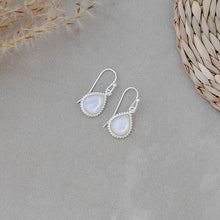 Load image into Gallery viewer, Paris Earrings - Silver/Mother of Pearl
