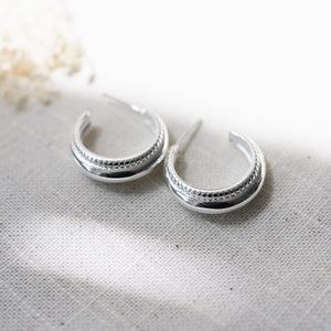 Quirina Hoops - Silver